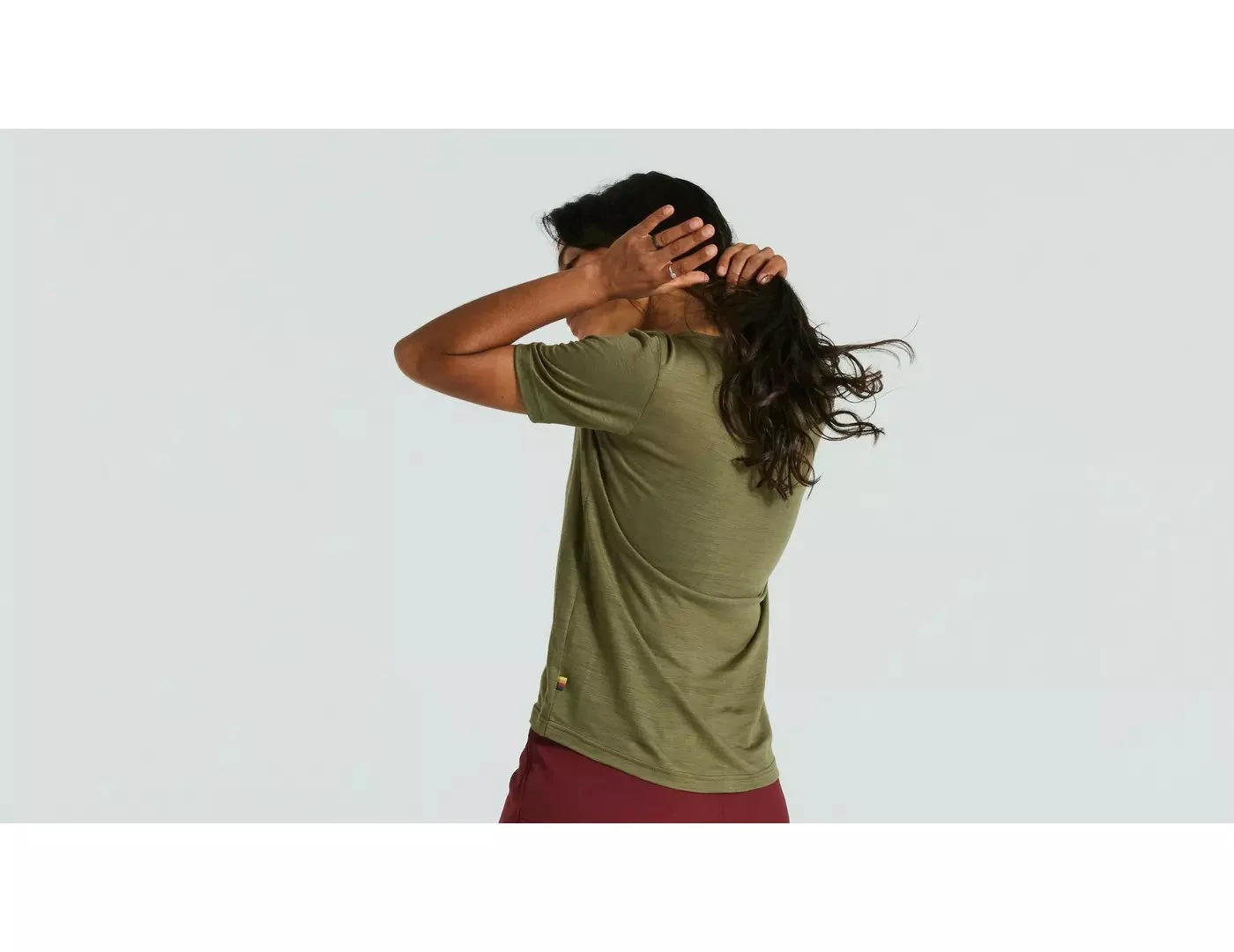4. Tricou Ciclism SPECIALIZED/FJALLRAVEN Women's Wool (S/S) - Green