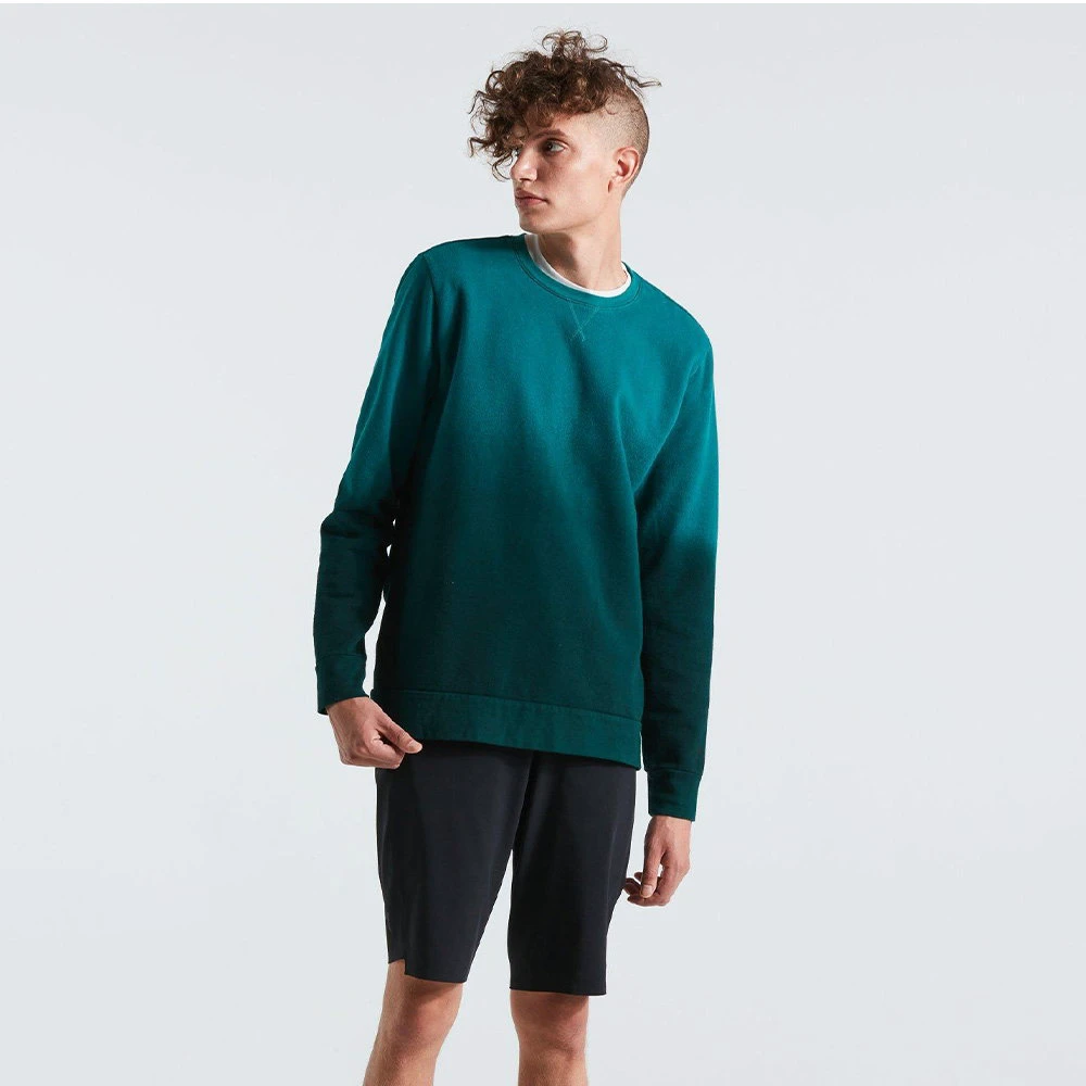 5. Bluza Ciclism SPECIALIZED Men's Legacy Spray Crewneck (L/S) - Tropical Teal