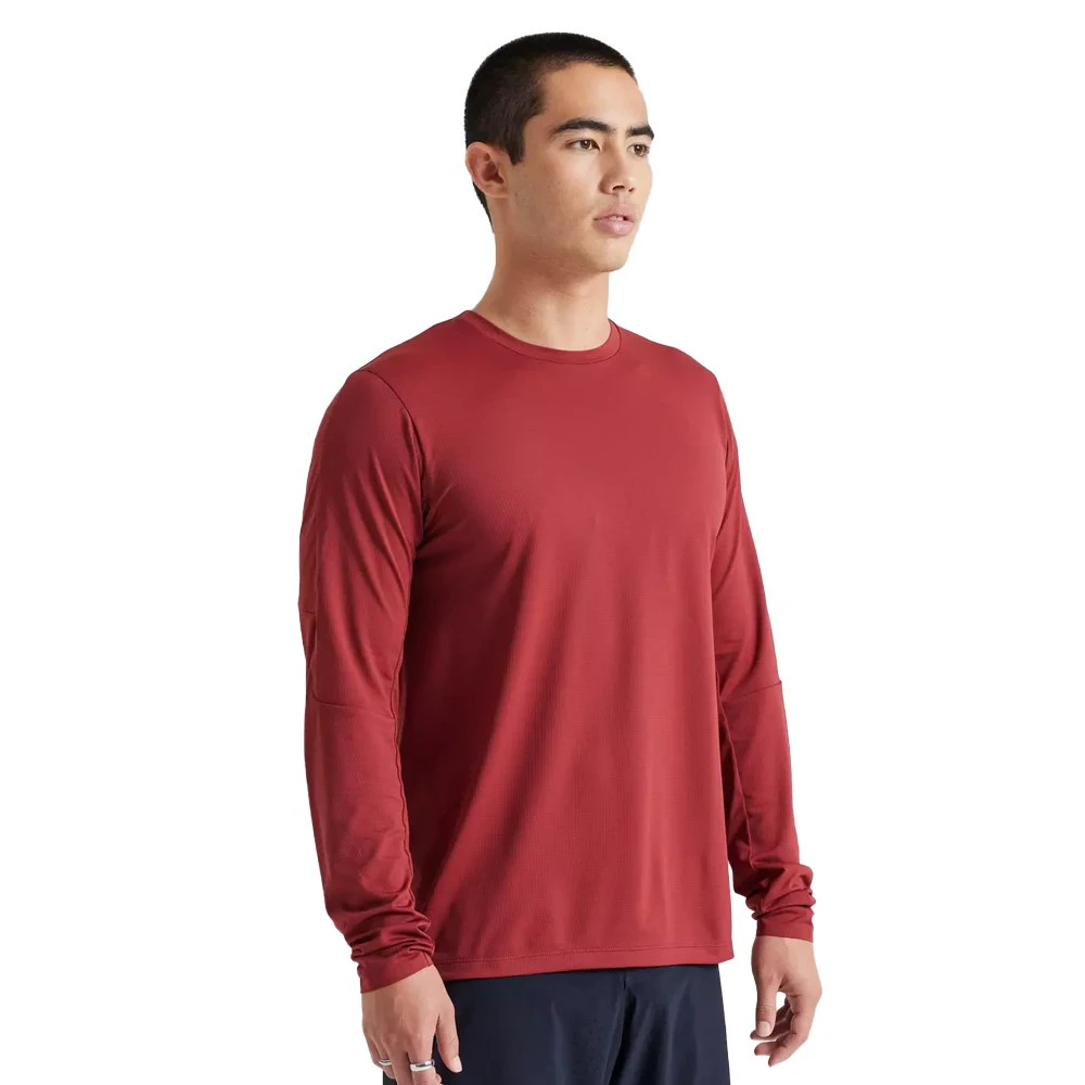 3. Tricou Ciclism SPECIALIZED Men's Gravity Training (L/S) - Garnet Red