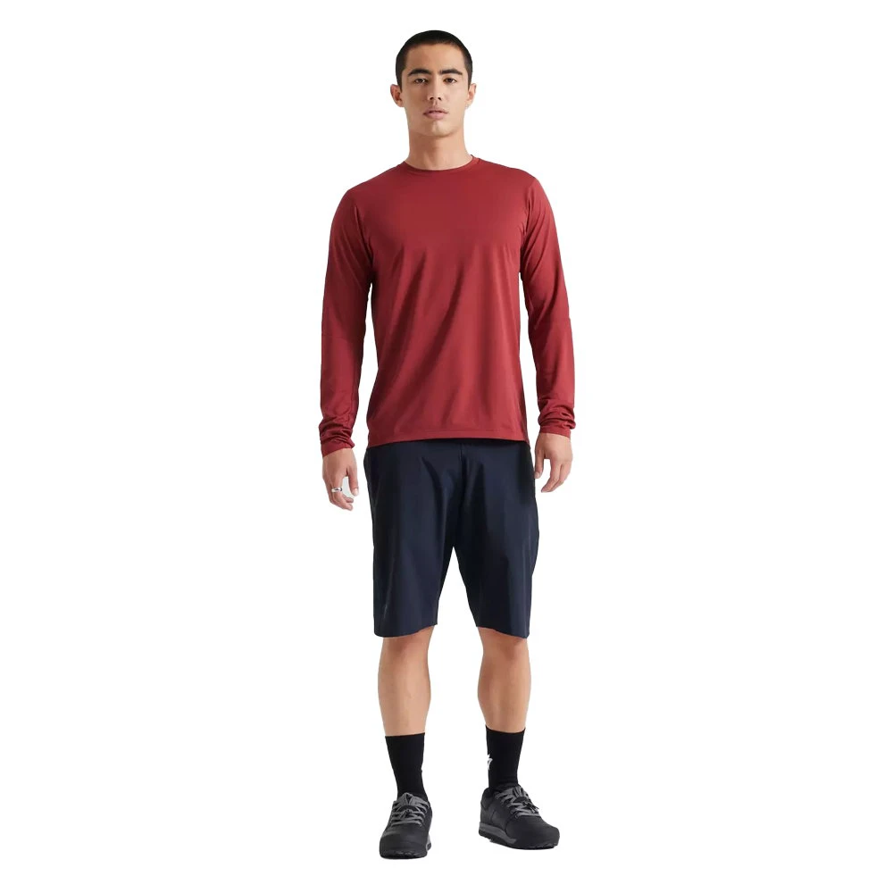 2. Tricou Ciclism SPECIALIZED Men's Gravity Training (L/S) - Garnet Red