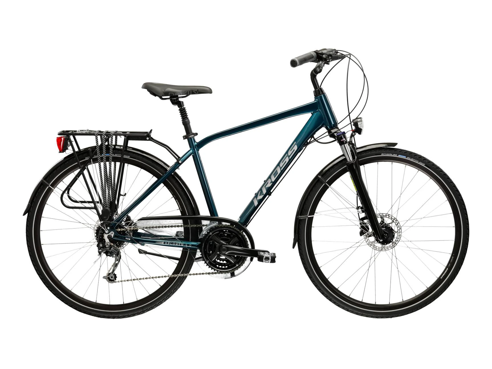 Bicicleta Urban Kross Explorer 4.0 28 inch turcoaz Shimano Deore - 202822