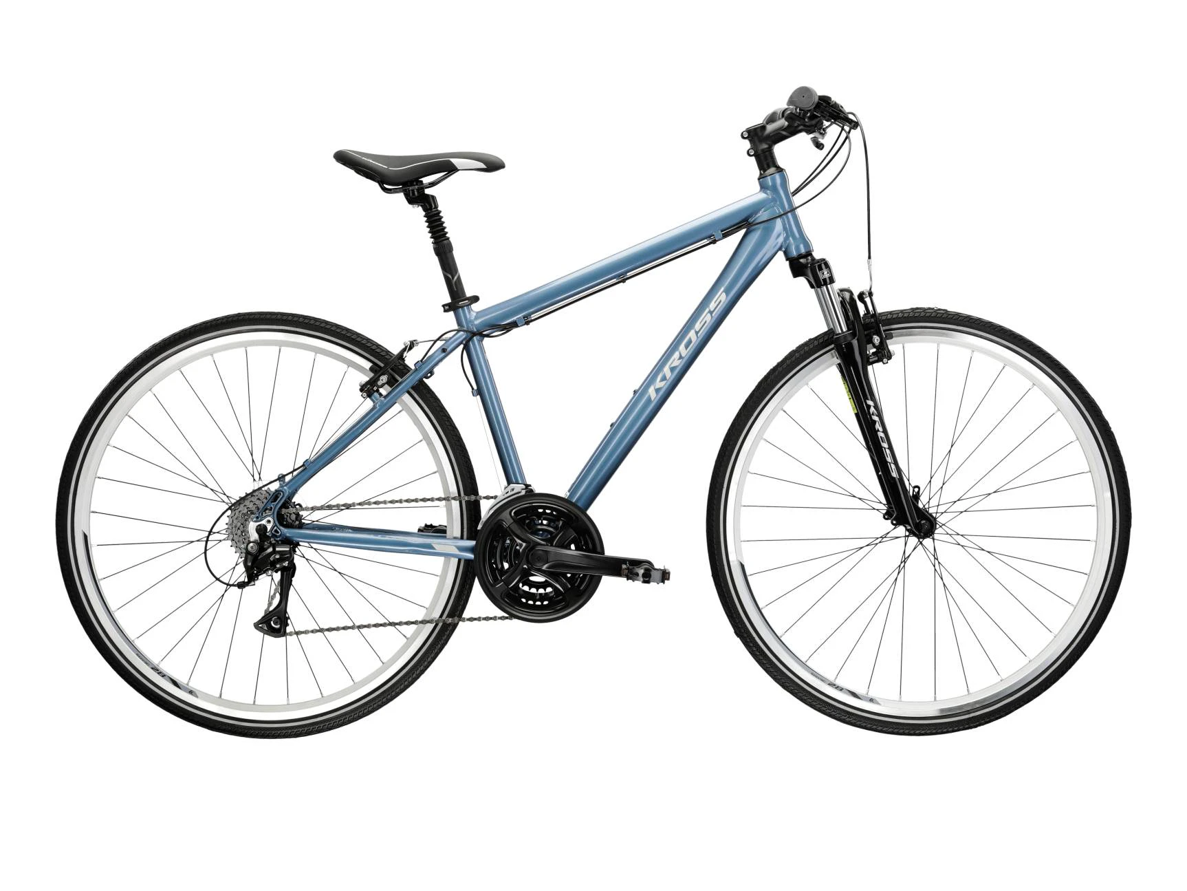 Bicicleta Trekking Kross Move 1.1 28 inch albastra Shimano Acera - 202797