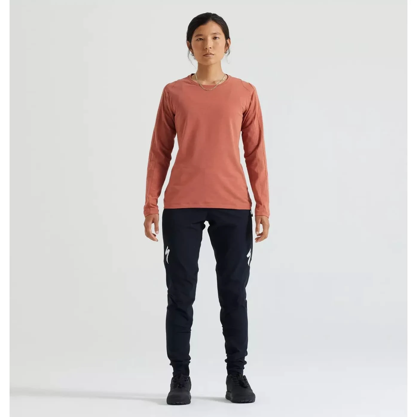Tricou Ciclism SPECIALIZED Women's Trail (L/S) - Terra Cotta - 201356
