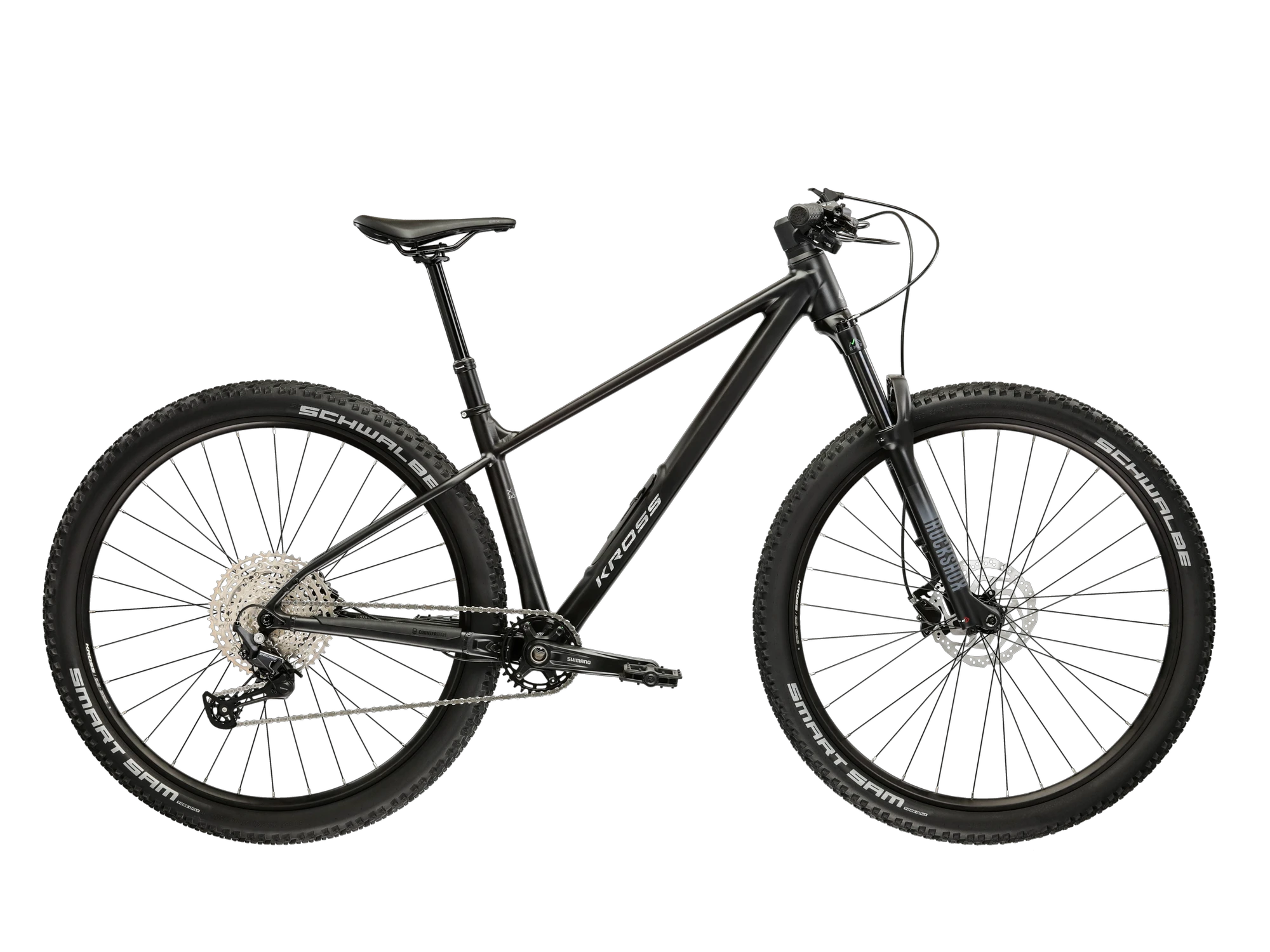 1. Bicicleta MTB Hardtail Kross Level X400 29 inch neagra Shimano Deore