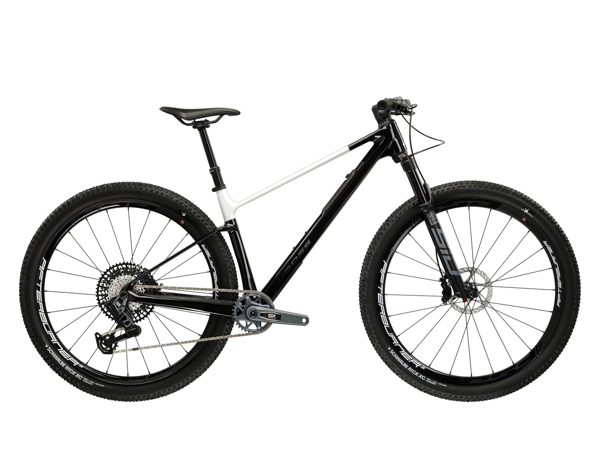 1. Bicicleta MTB Hardtail Kross Level RS 4.0 29 inch neagra SRAM Gx Eagle