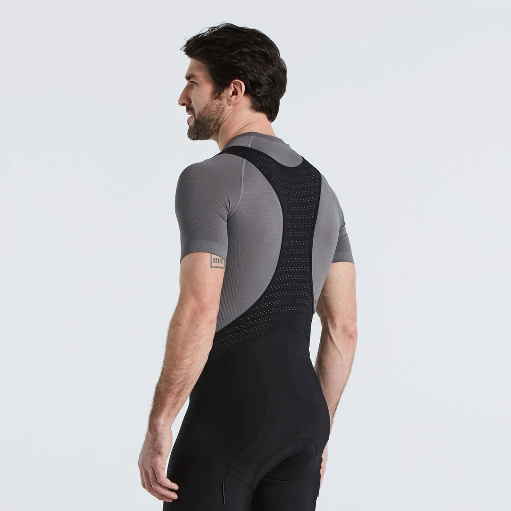 7. Specialized - bluza de corp ciclism cu maneca scurta pentru barbati Seamless Base Layer SS - gri inchis