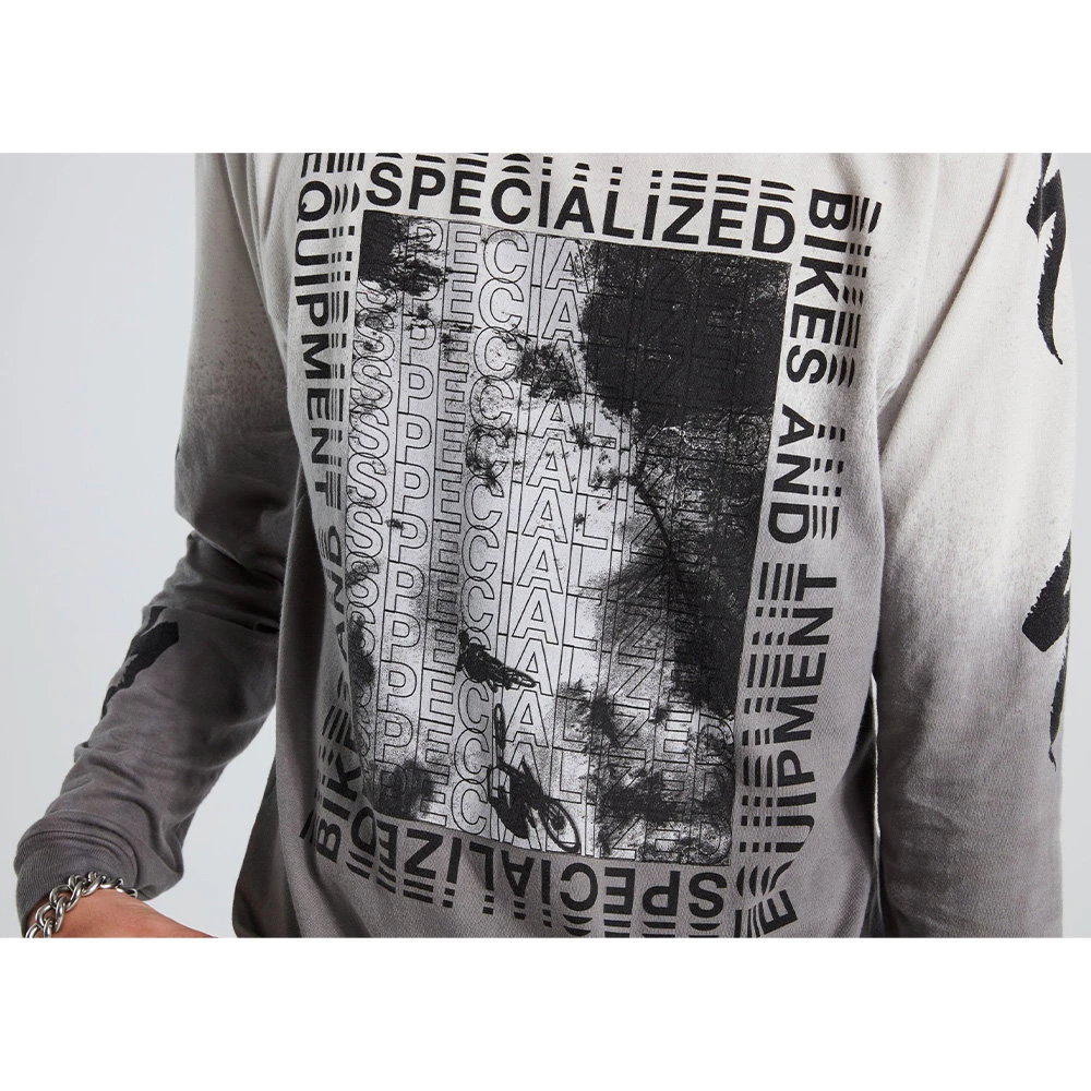 5. Tricou SPECIALIZED Driven LS - Dove Grey Spray