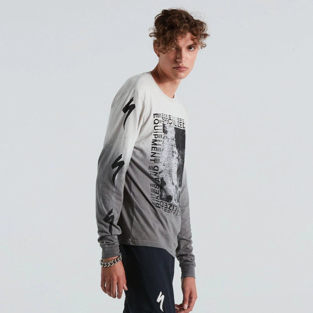 3. Tricou SPECIALIZED Driven LS - Dove Grey Spray