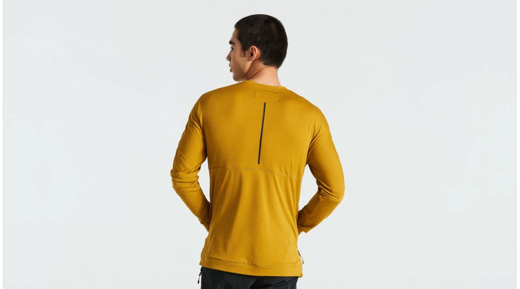 3. Tricou Ciclism SPECIALIZED Men's Trail (L/S) - Harvest Gold