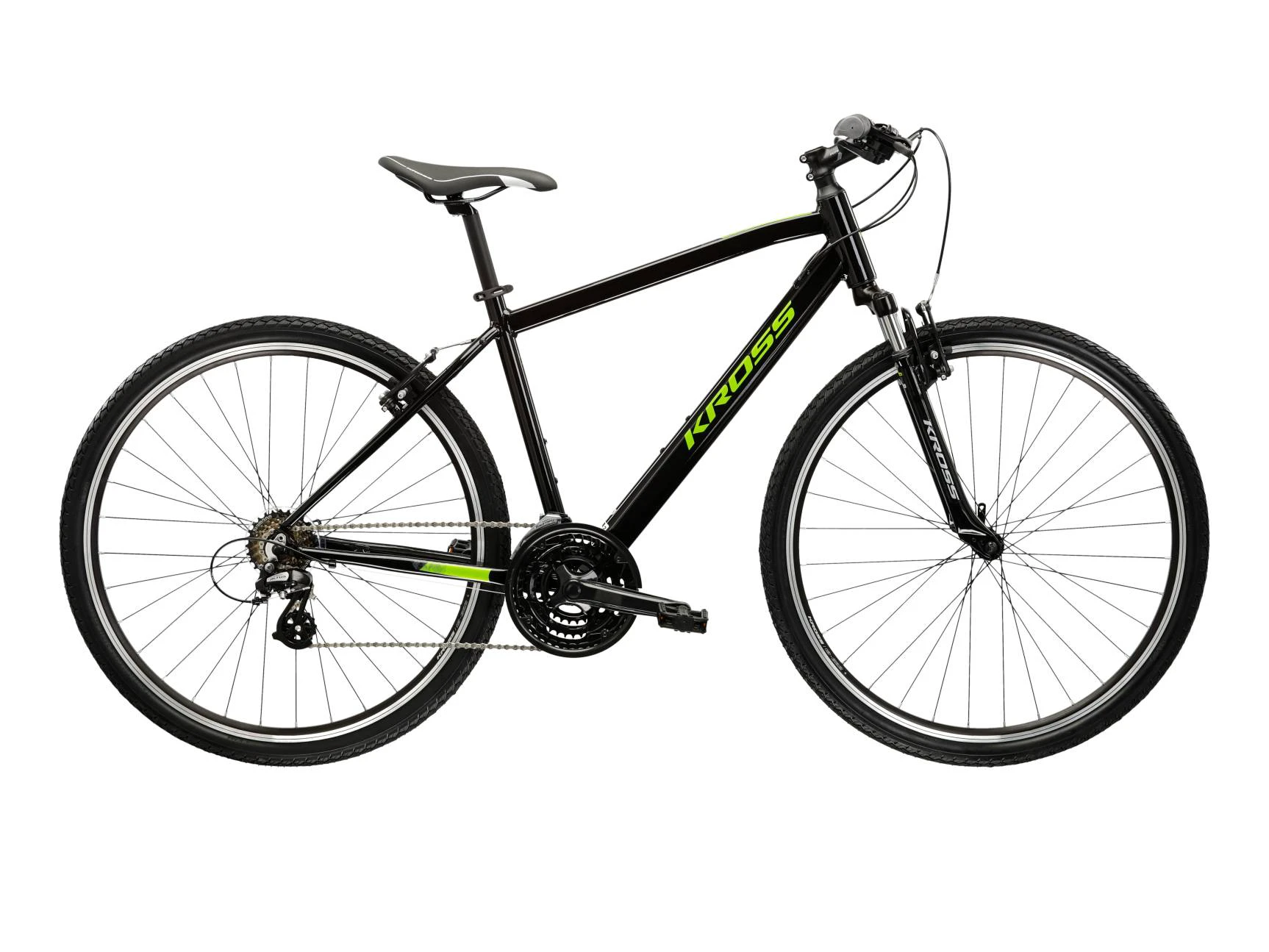 Bicicleta Trekking Kross Evado 2.0 28 inch neagra Shimano Altus - 202810