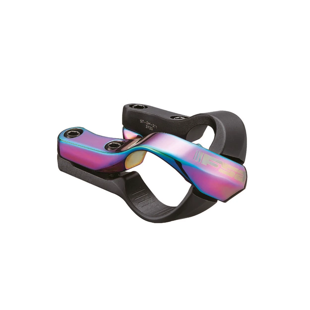 1. Pipa FSA Mtb Gradient DM aluminiu 45mm +5 grade diametru 35 Oil Slick B2