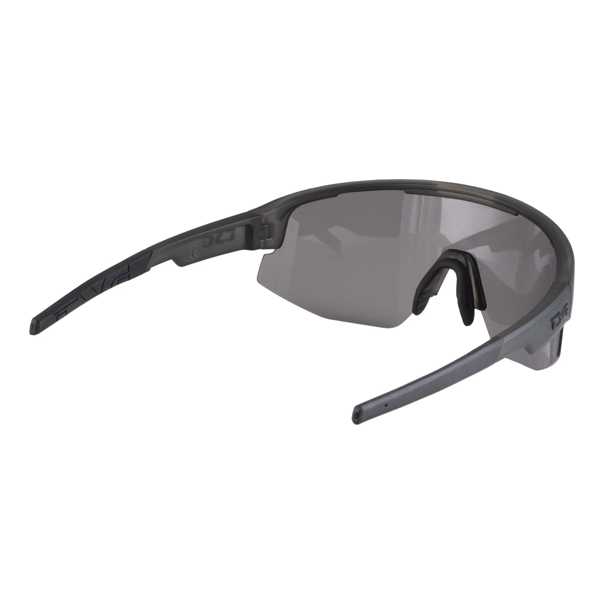 4. Ochelari Ciclism TSG Loam - Smoke Grey Clear cu Lentile Red Chrome