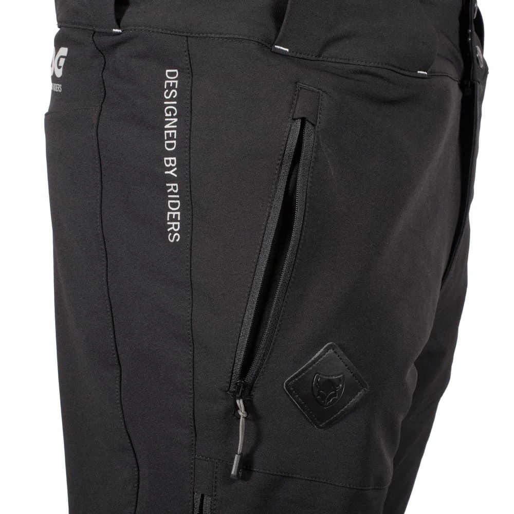 8. Pantaloni Ciclism cu Bretele TSG Hybrid - Black
