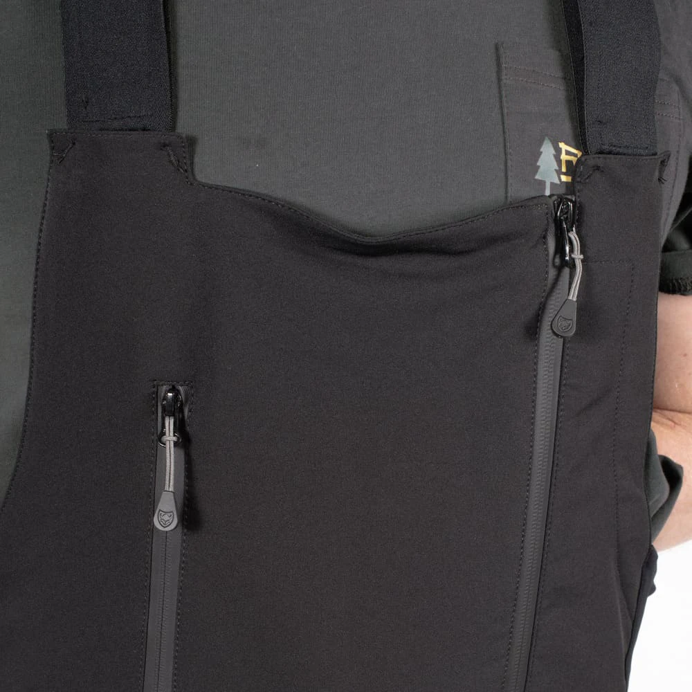 4. Pantaloni Ciclism cu Bretele TSG Hybrid - Black