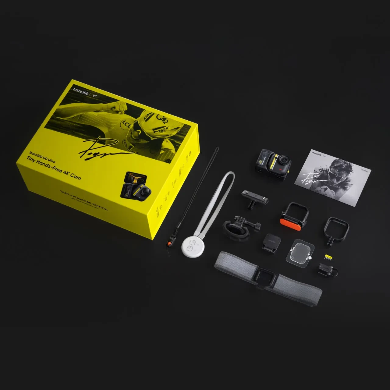 2. Insta360 Go Ultra Camera Video Sport Ultra-compacta 4K - Tadej Pogačar Edition