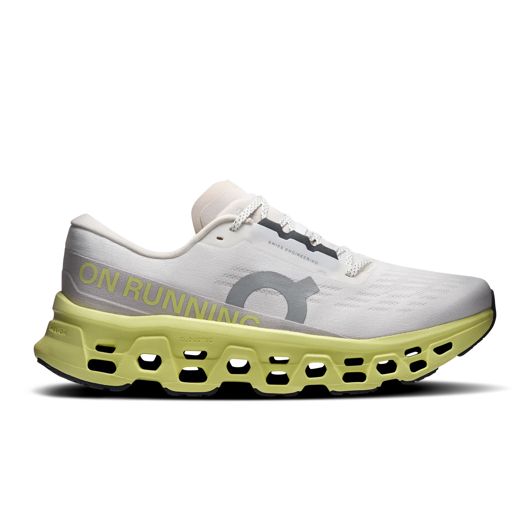 Pantofi alergare On Cloudmonster 3 - amortizare maximă - Ivory | Limelight - 203581