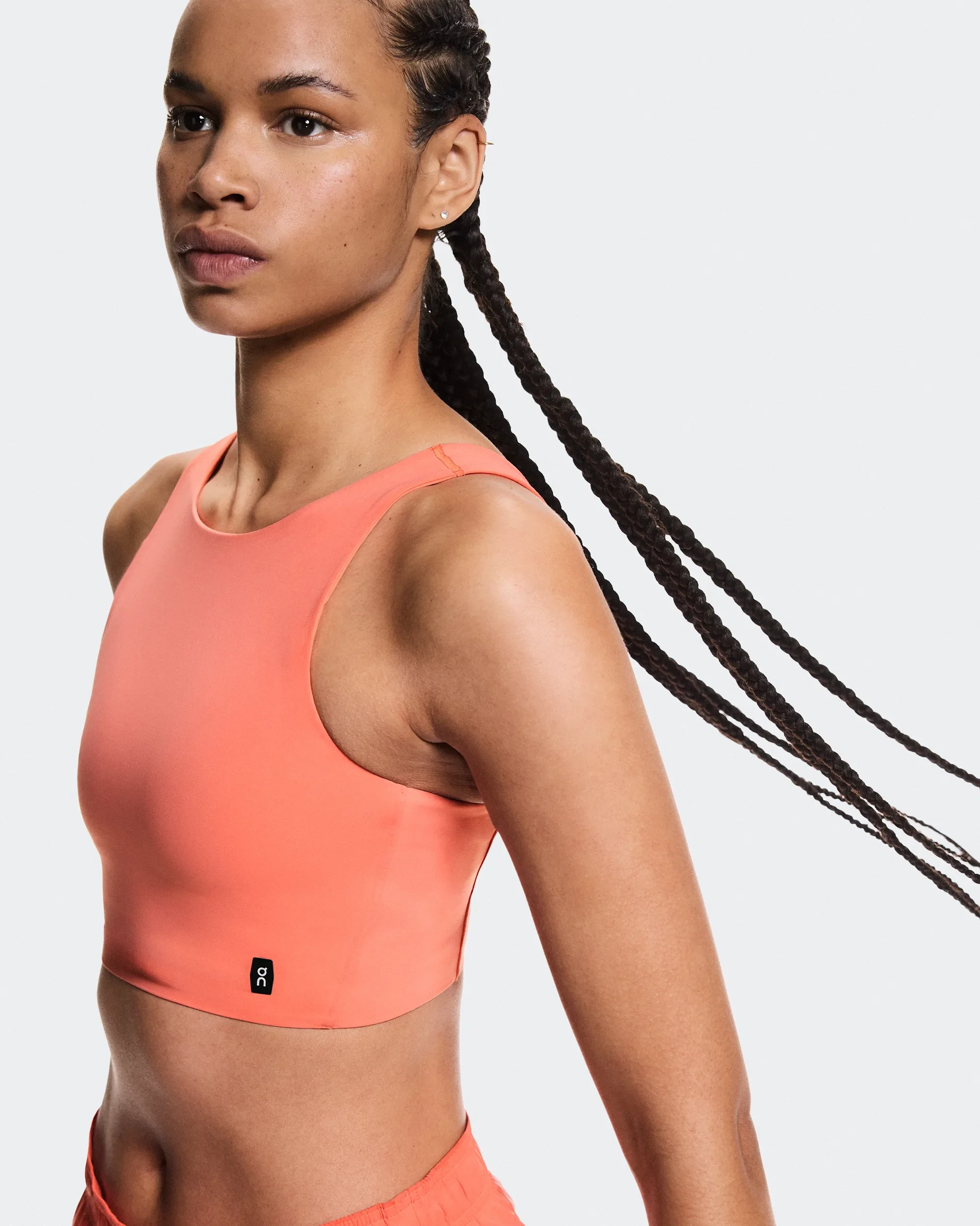 6. Crop top 2in1 On Core 2-in-1 Crop W - turcoaz Reef | suport integrat