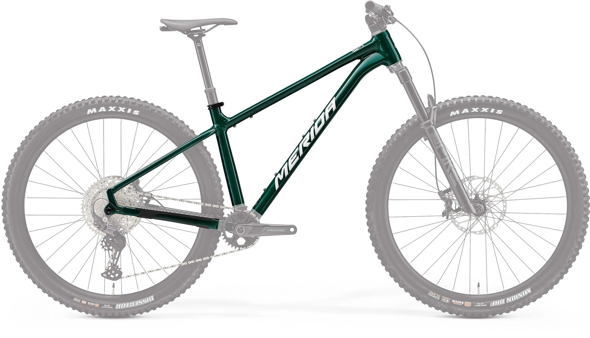 1. Cadru Merida Big.Trail 600 II1 Verde Închis (Alb)