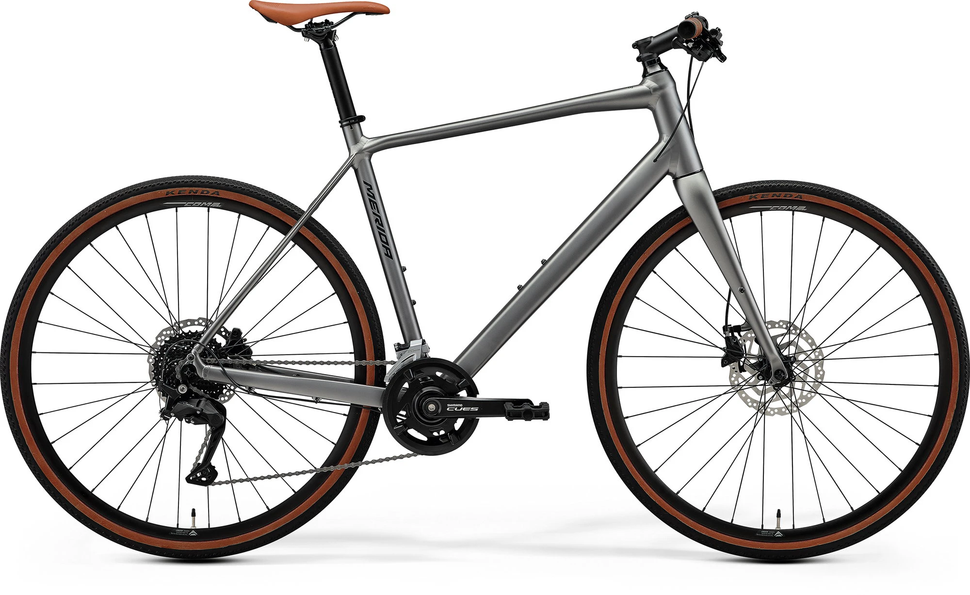 1. Merida Speeder 100 XL Silk Gri Armă (Negru)