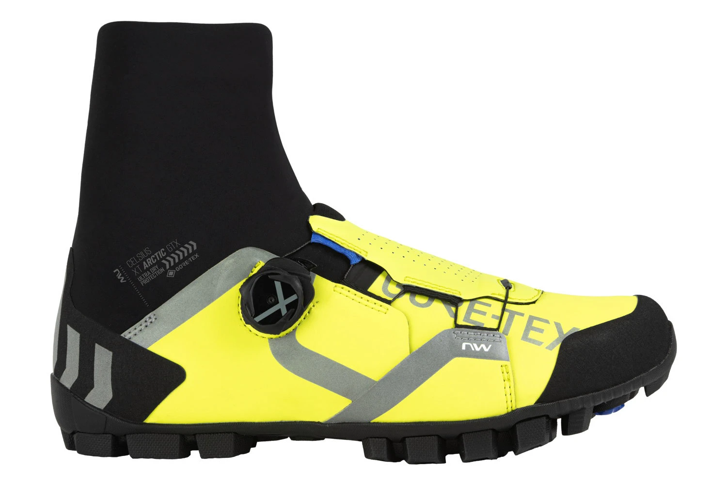 Pantofi Northwave Mtb Celsius Xt Arctic Gtx 42 Iarnă Galben Neon Model - 205386
