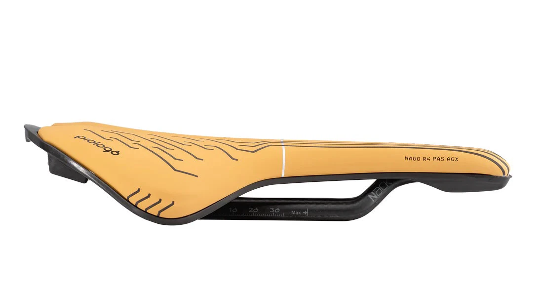 2. Șa Prologo Nago R4 Agx Pas Tirox 137 maro Slide Control