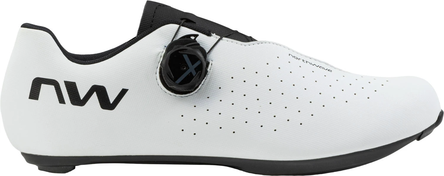 Pantofi Northwave Road Sonic Plus Wide 46 Alb/Negru - 228576