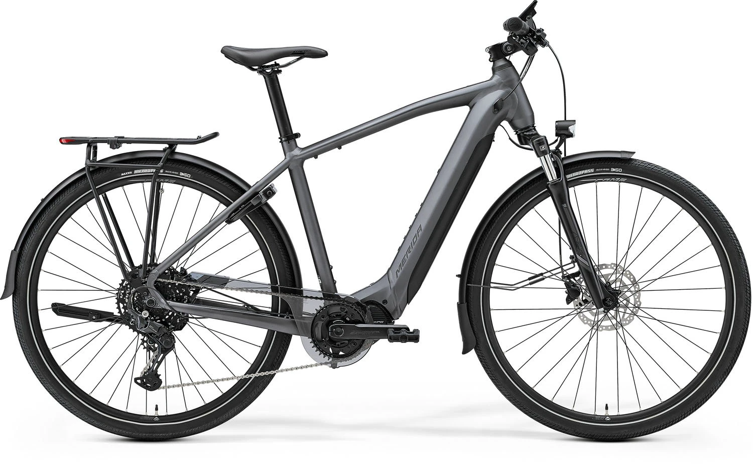 1. Merida eSpresso 500 Eq Iv1 Mat Argintiuînchis (Negru) - Shimano