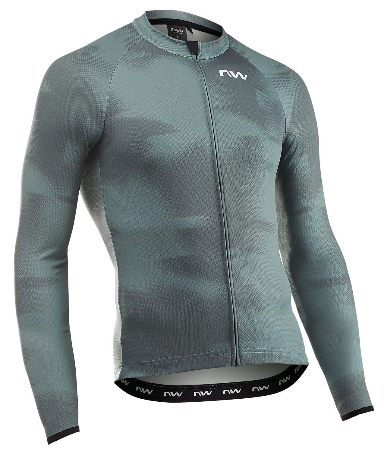 1. Tricou Northwave Blade lung XXL grigheață