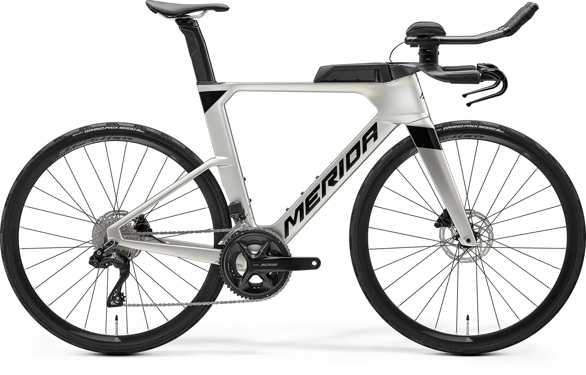 1. Merida Time Warp Tri 5000 S Titan (Negru)