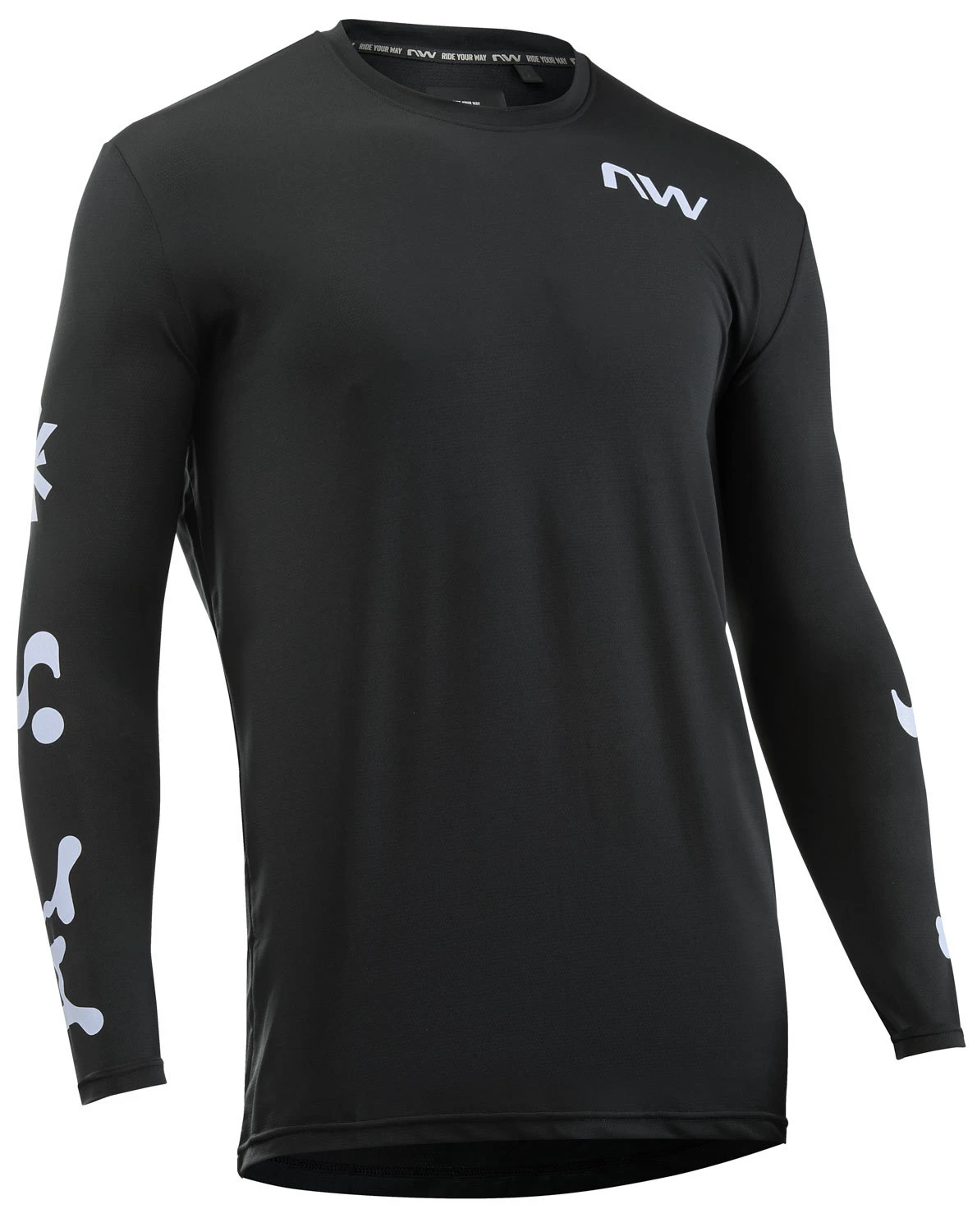 Tricou ciclism Northwave Xtrail 2 lung L negru/gri - 205778