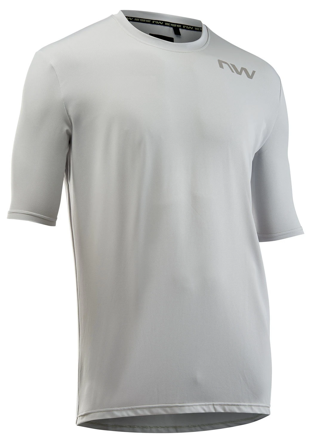 1. Tricou Northwave Xtrail 2 scurt S gri deschis/nisipiu