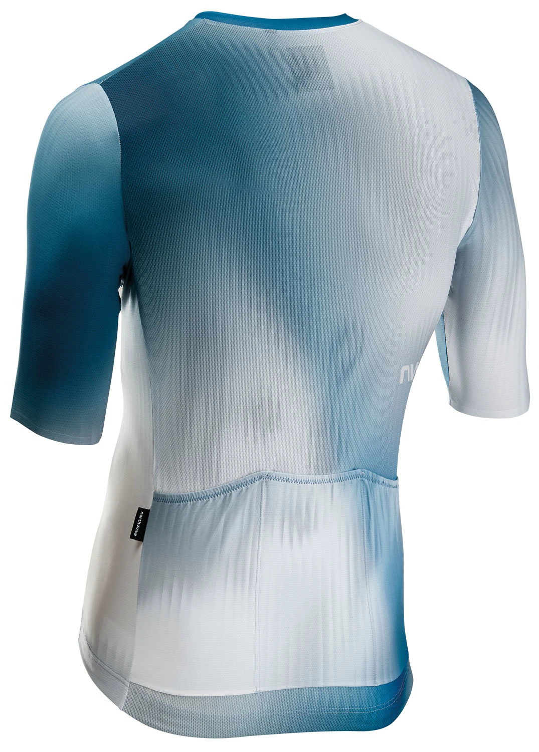 2. Tricou Northwave Blade scurt S alb/albastru