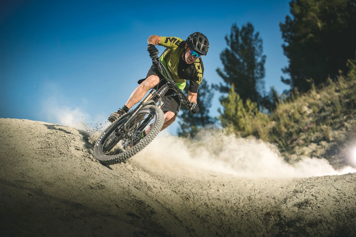 4. Pantaloni Merida Enduro Design scurt XL baggy fără bazon verde Freeride Line