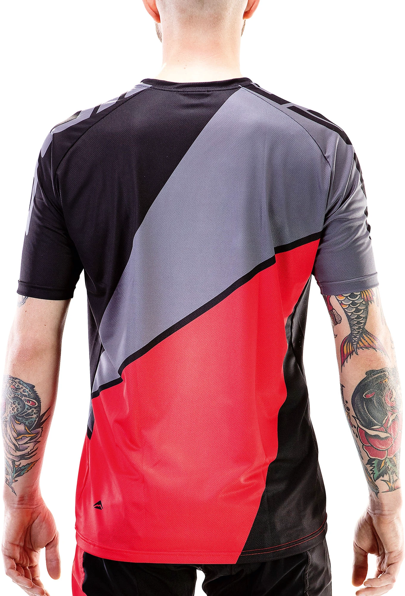 2. Tricou ciclism Merida Freeride Triangle scurt XL Roșu/Negru - 3275TRREGR