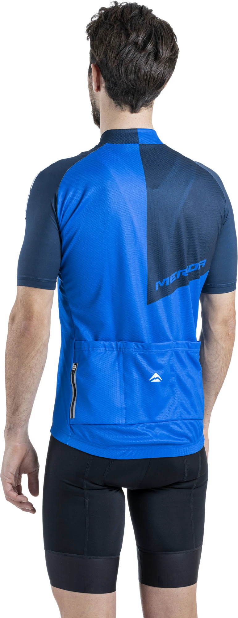 2. Tricou ciclism Merida Razor 255 scurt M albastru fermoar lung
