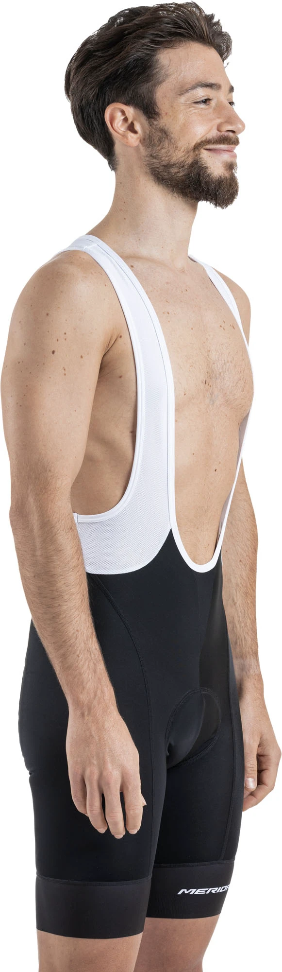 3. Pantaloni Merida Razor 255 scurt XXL negru cu bretele
