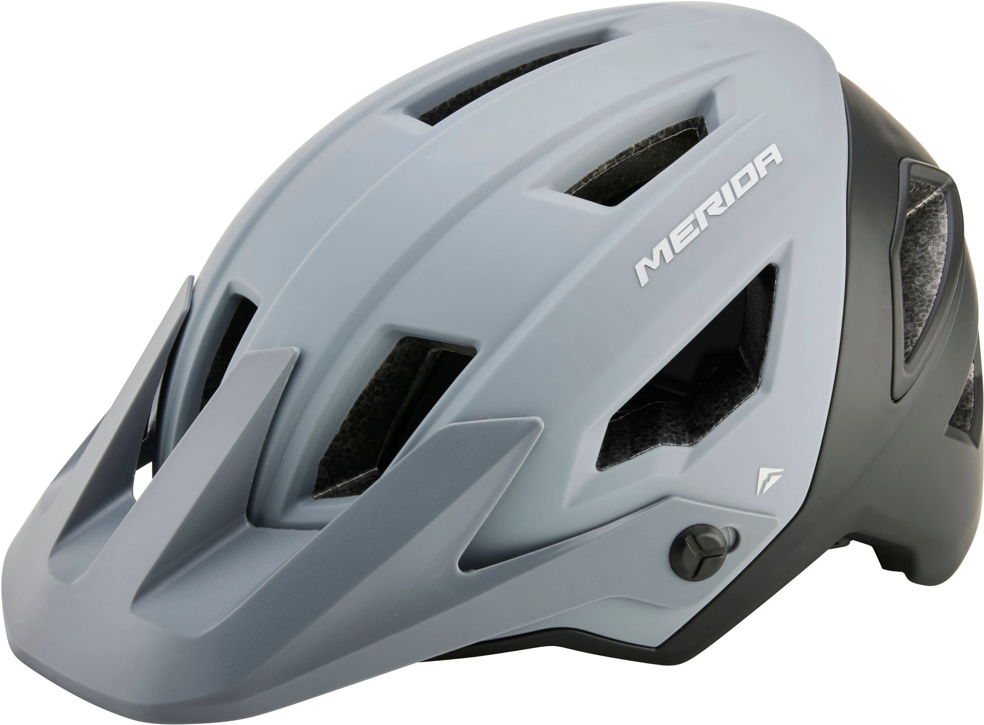 1. Cască Merida Trailbanger mat gri/mat negru