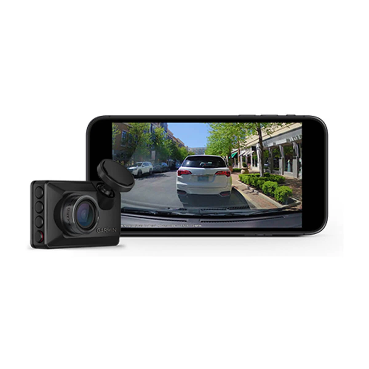 5. Garmin Dash Cam X210 | Camera de bord 1440p cu un câmp vizual de 140 de grade și polarizator Clarity încorporat