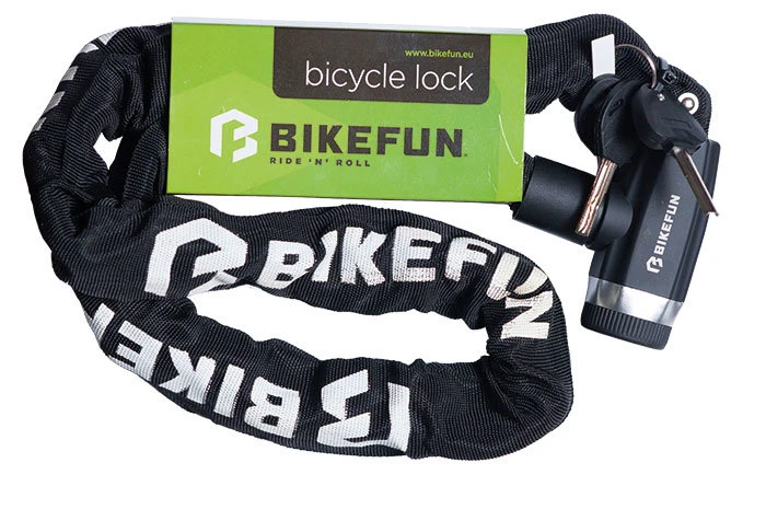 1. Lacăt Bikefun Shield cu lanț L6013