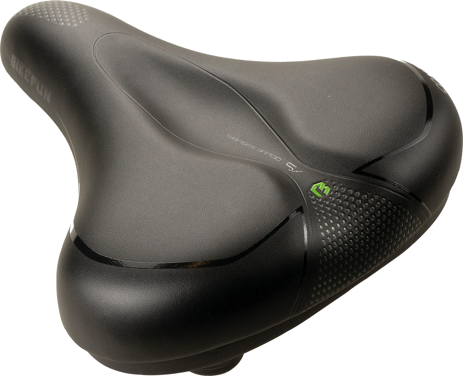 2. Șa Bikefun Varese Comfort trekking damă negru - D5347Sd