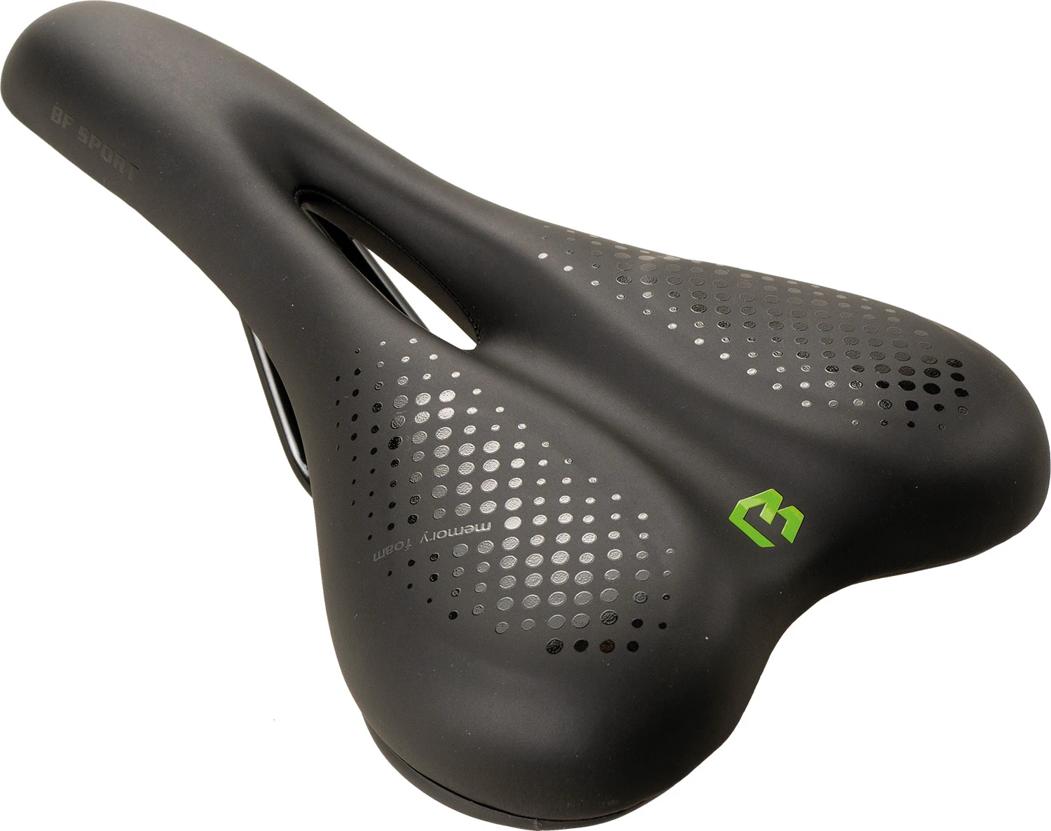 2. Șa Bikefun Modena Sport trekking negru Memory Foam - D390Mf