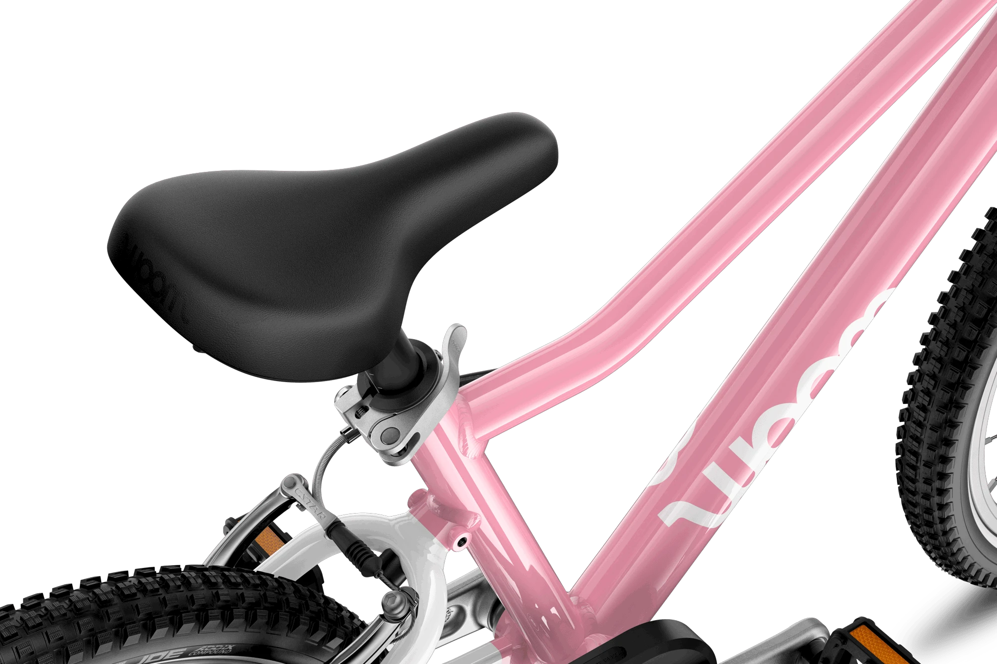 8. Bicicleta copii Woom 3 GO cu roti 16" roz pudra (powder pink)