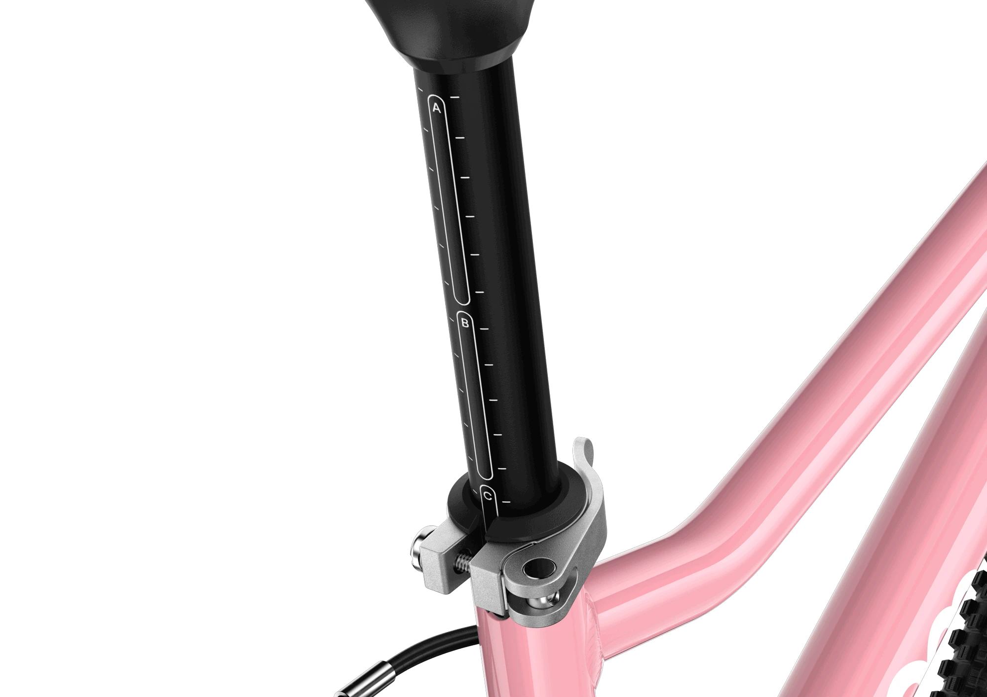 10. Bicicleta copii Woom 3 GO cu roti 16" roz pudra (powder pink)