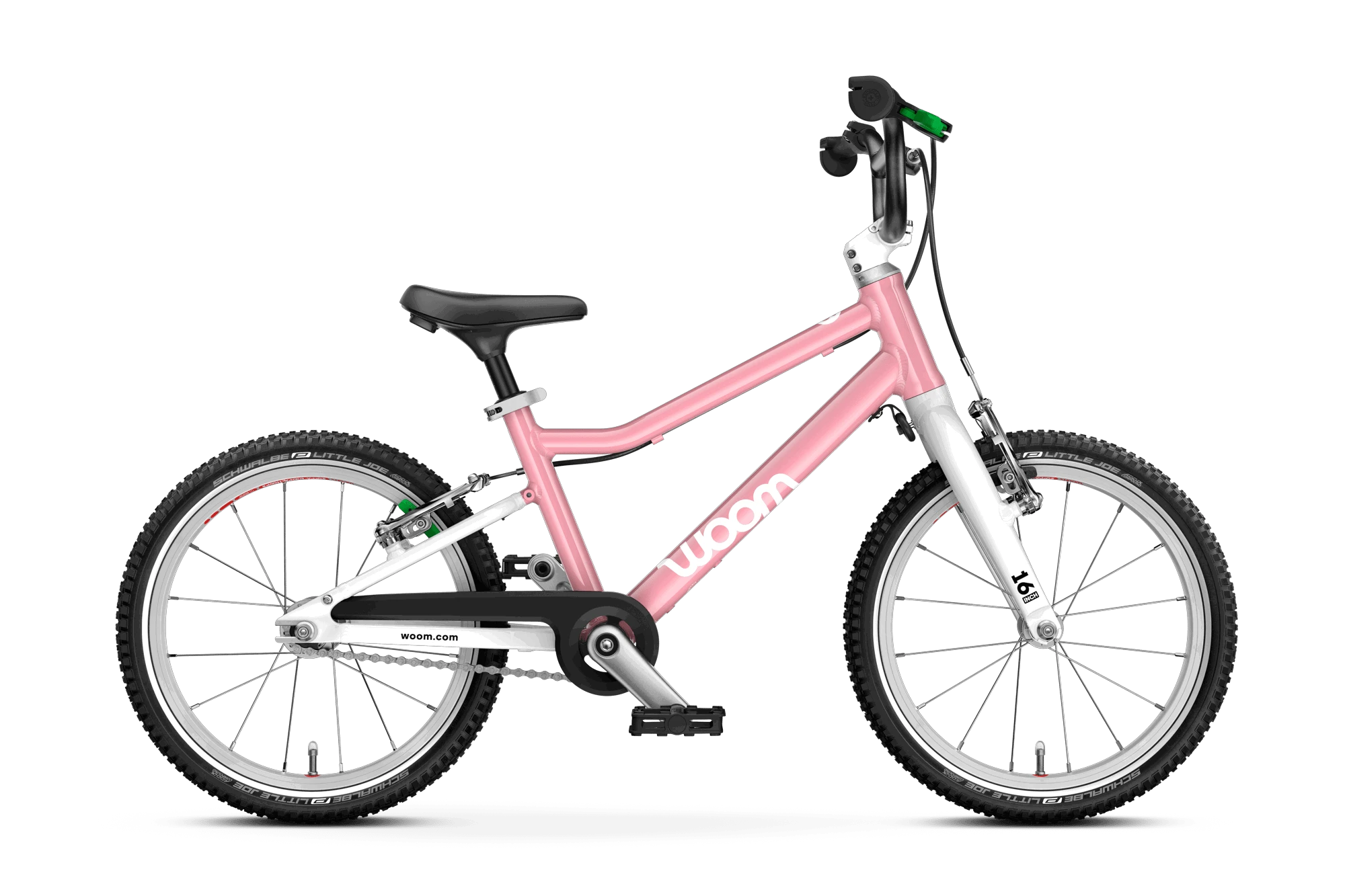 Bicicleta copii Woom 3 GO cu roti 16" roz pudra (powder pink) - 212029