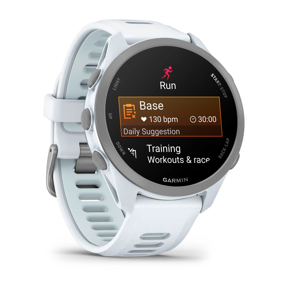 3. Garmin Forerunner 170 - Smartwatch Alergare cu GPS - alb