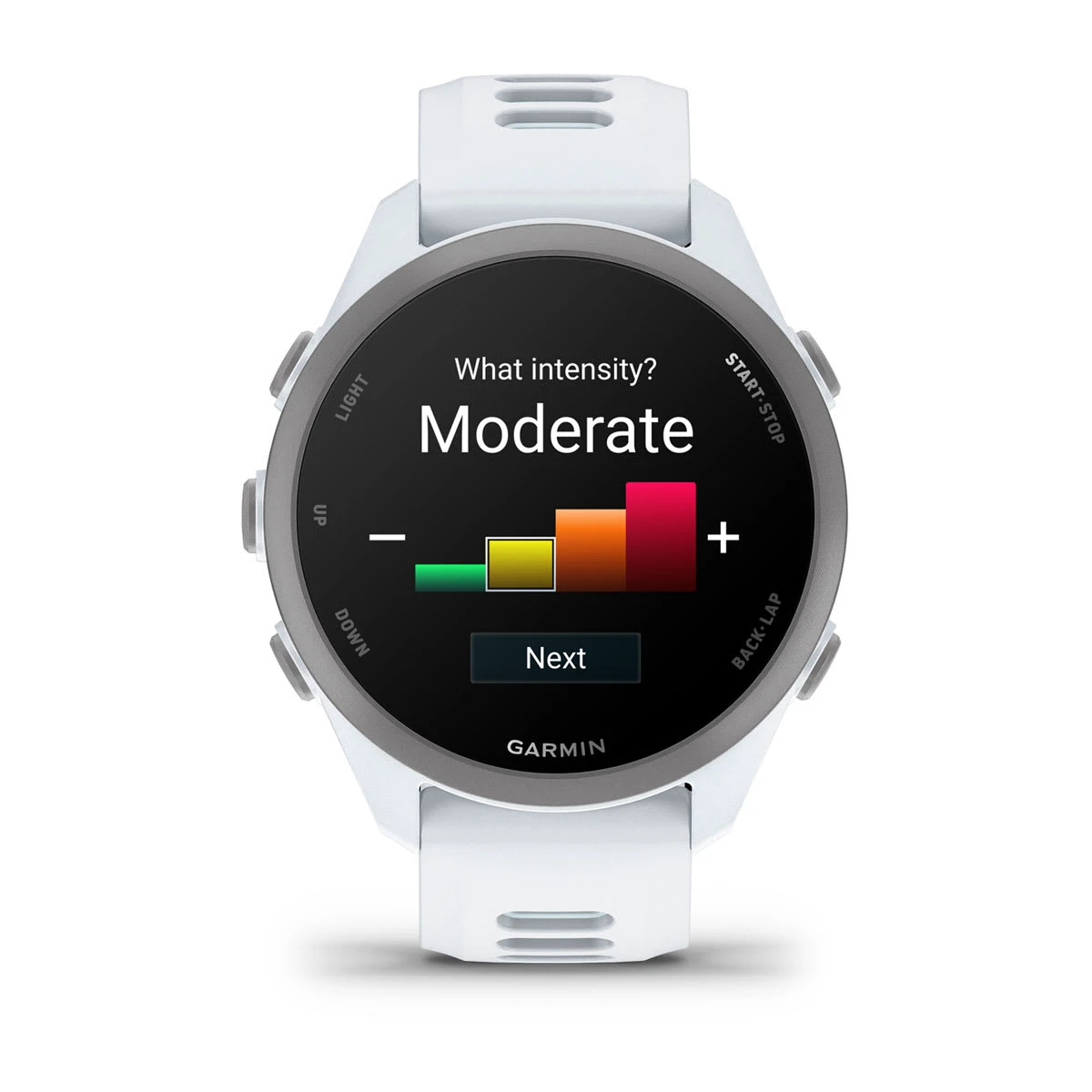 4. Garmin Forerunner 170 Music - Smartwatch Alergare cu GPS - alb