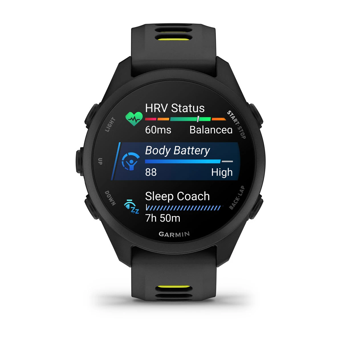 6. Garmin Forerunner 170 Music - Smartwatch Alergare cu GPS - negru