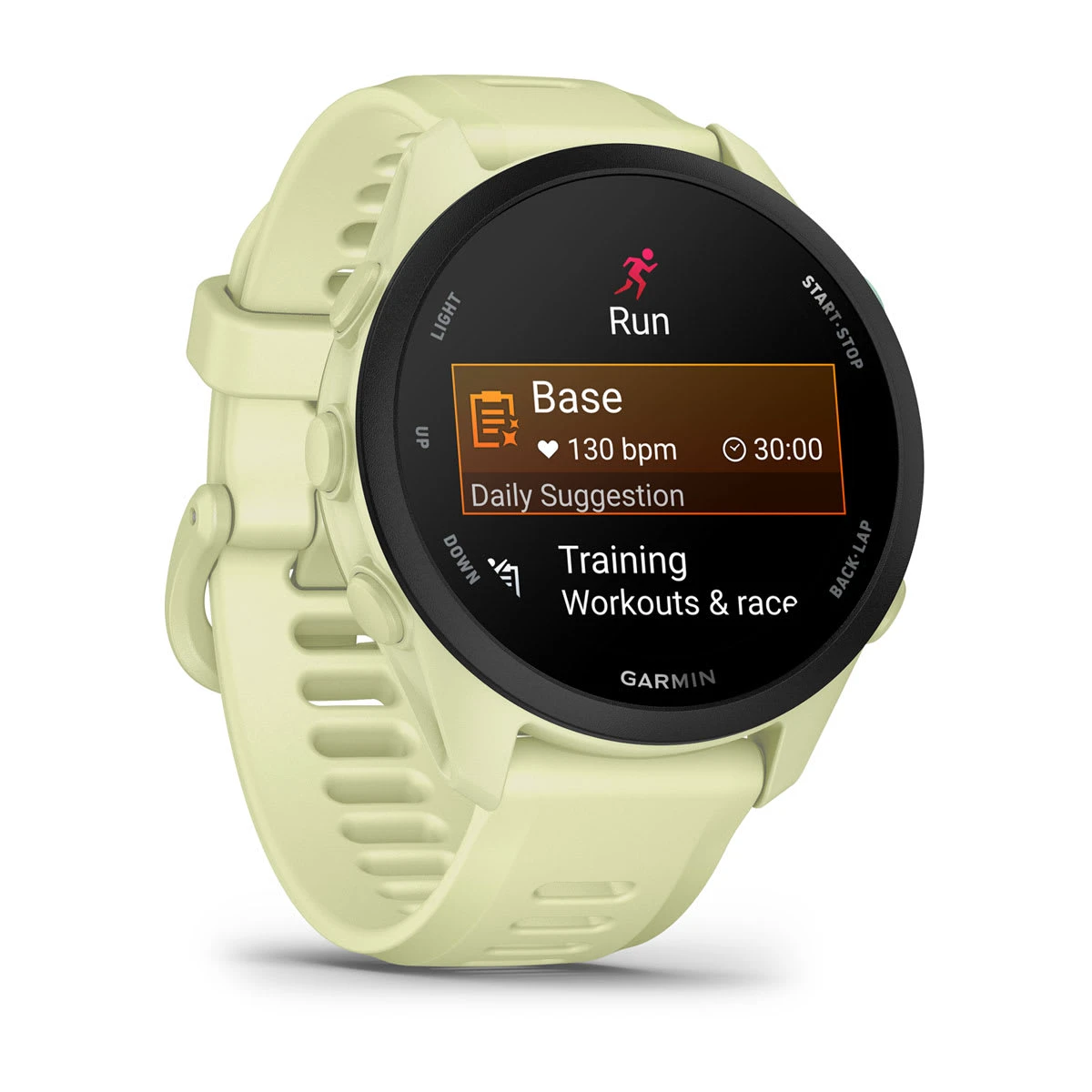 3. Garmin Forerunner 70 Ceas Alergare GPS | Autonomie 13 Zile - galben citron