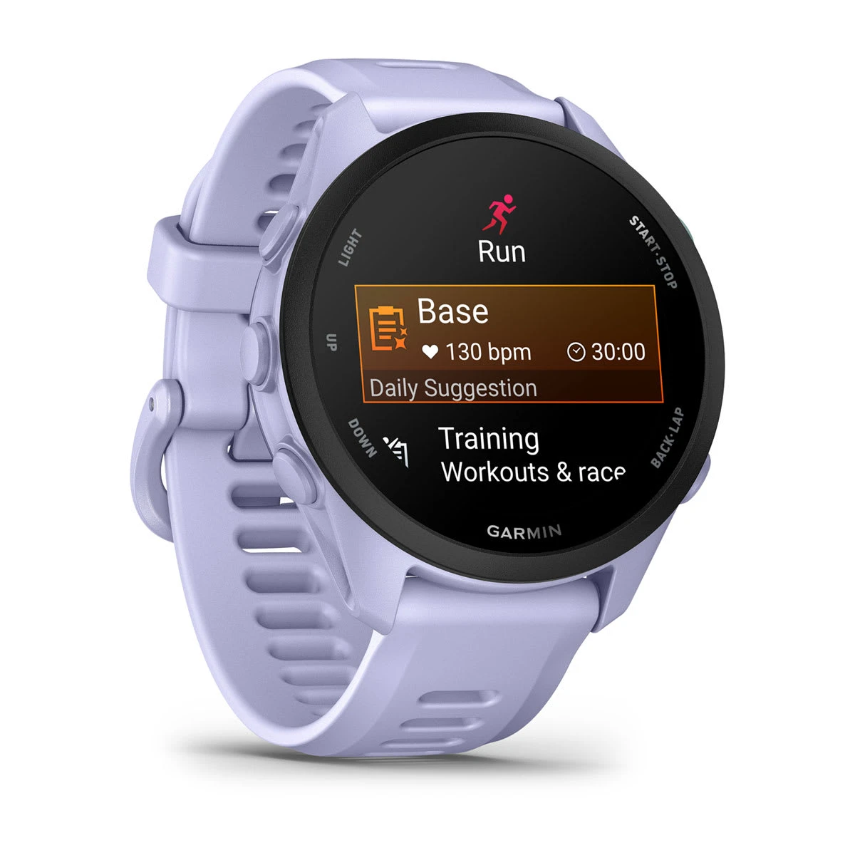 3. Garmin Forerunner 70 Ceas Alergare GPS | Autonomie 13 Zile - mov lavanda