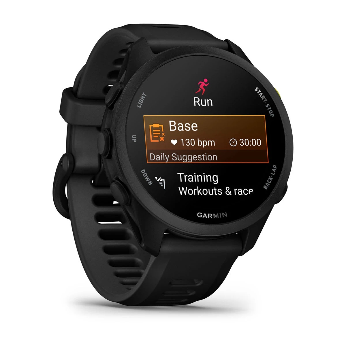3. Garmin Forerunner 70 Ceas Alergare GPS | Autonomie 13 Zile - negru